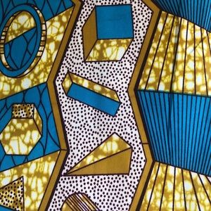 2 yds African Wax Fabric 45” wide